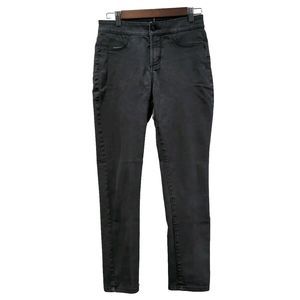 NYDJ Janice Womens Jegging Pants Size 4 Dark Gray Slimming Ankle Skinny